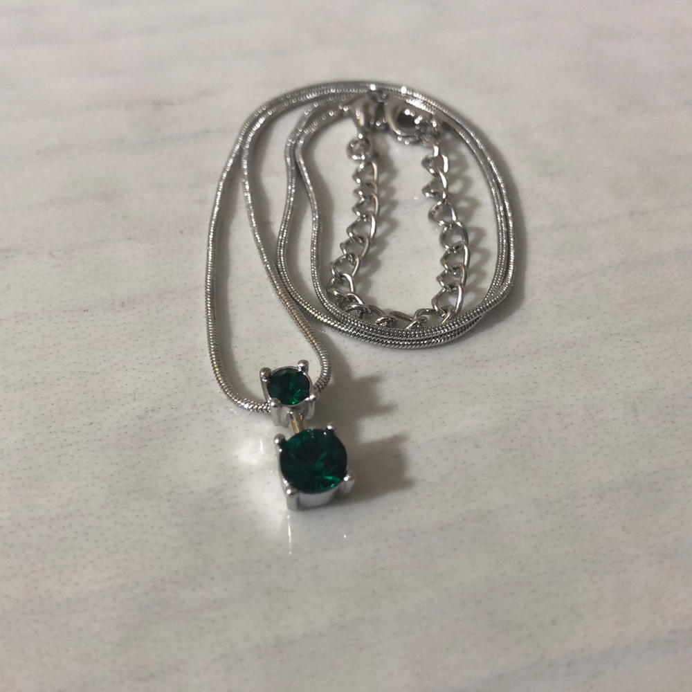 Annaleece Necklace Swarovski Crystal - Green